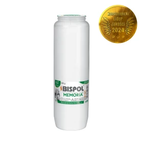 Wkład olejowy do zniczy Memoria WO8 biały na sztuki, czas palenia do 8 dni