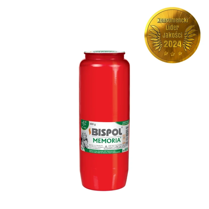 Wkład olejowy do zniczy Memoria WO11c czerwony na sztuki