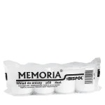Wkłady do zniczy parafinowe 4 szt. Memoria białe p50 a'4
