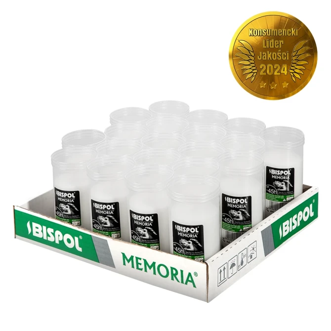 Taca Wkłady do zniczy parafinowe 20 szt. Memoria p195