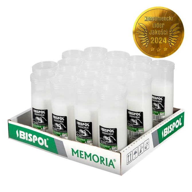 Taca Wkłady do zniczy parafinowe 20 szt. Memoria p200