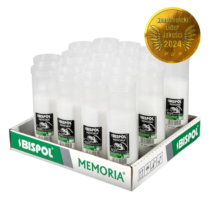 Taca Wkłady do zniczy parafinowe 20 szt. Memoria p220