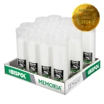 Taca Wkłady do zniczy parafinowe 20 szt. Memoria p300, czas palenia około 3 dni, równomierne wypalanie