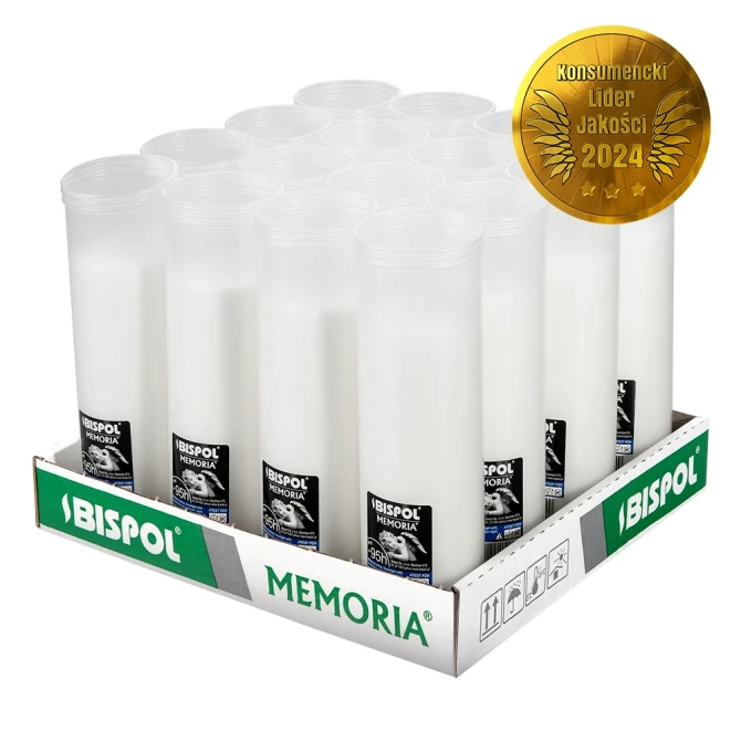 Taca Wkłady do zniczy parafinowe 16 szt. Memoria p400