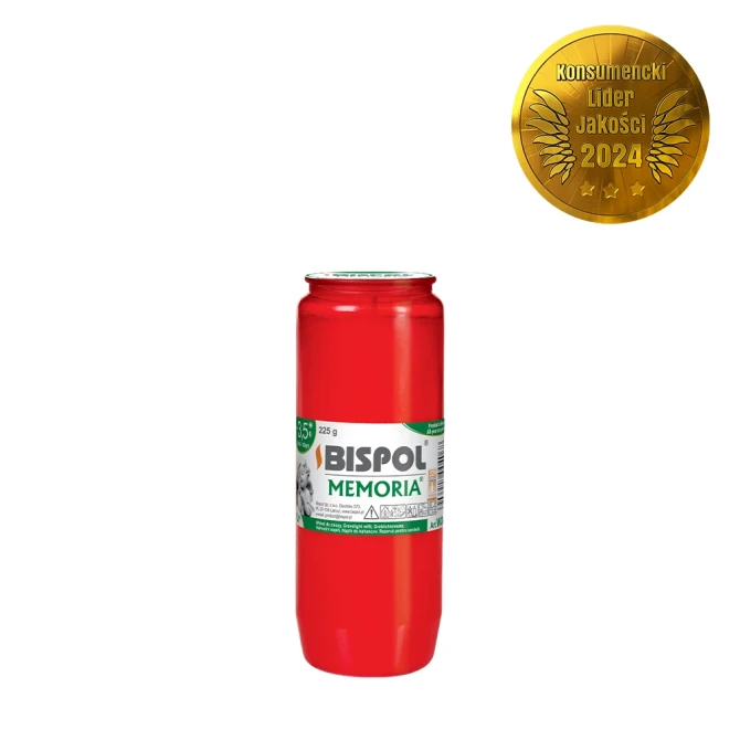 Taca Wkłady do zniczy olejowe 24 szt. Memoria WO4c czerwone