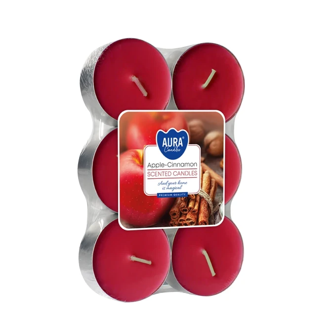 Podgrzewacze zapachowe maxi 6 szt. Jabłko - Cynamon p35-6-87 Aura