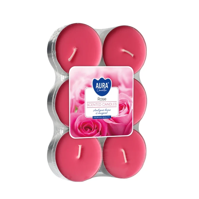 Podgrzewacze zapachowe maxi 6 szt. Róża p35-6-78 Aura