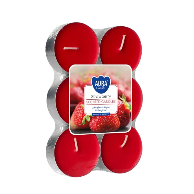 Podgrzewacze zapachowe maxi 6 szt. Truskawka p35-6-73 Aura
