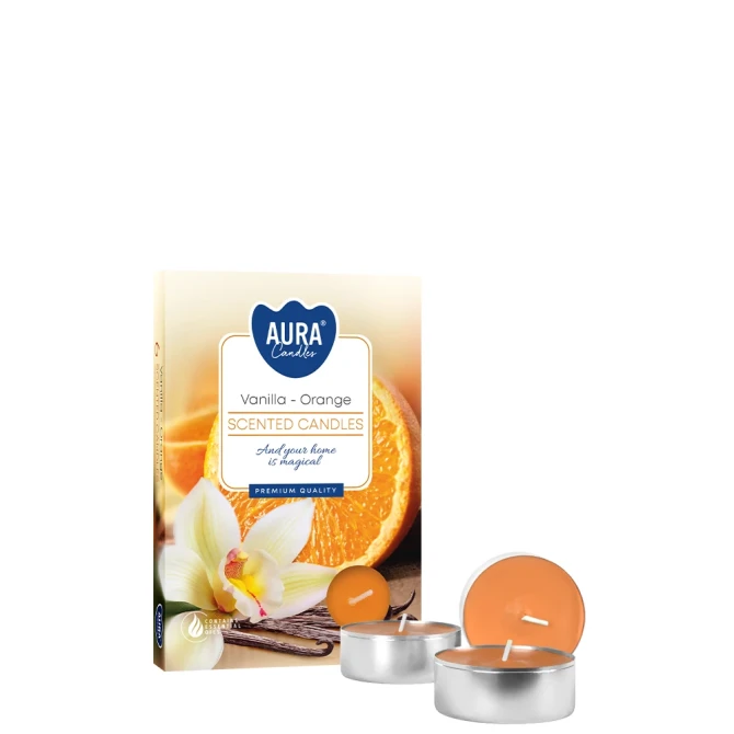 Podgrzewacze zapachowe Wanilia - Pomarańcza p15-37 Aura