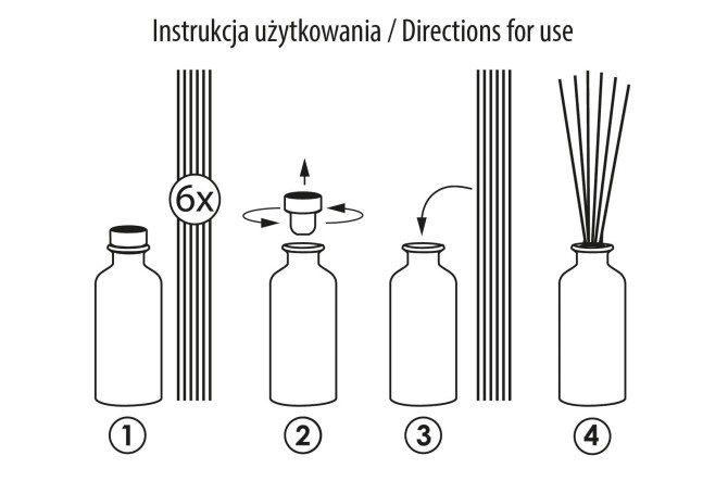 Dyfuzor zapachowy z patyczkami DREAM VD-003-391 Valpe
