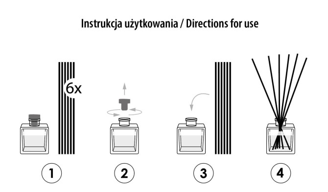 Dyfuzor zapachowym Drzewo Agar - Wanilia 80 ml trwałość do 8 tygodni VD-007-001 Valpe