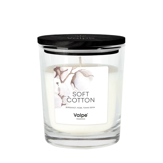 Świeca zapachowa Delikatna Bawełna sn95d-338 Valpe