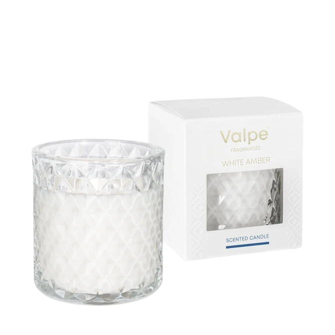 Świeca zapachowa w krysztale Biały Bursztyn VC-001-459 Valpe