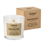 Świeca zapachowa z drewnianym knotem YLANG YLANG & RÓŻA sn100-000-384 Valpe