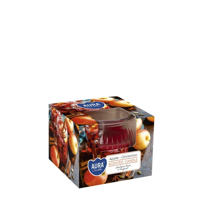 Świeca zapachowa Jabłko - Cynamon sn69-87 Aura