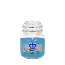 Świeca w szkle z wieczkiem Antytabak snd71-69 Aura o świeżym neutralizującym aromacie.