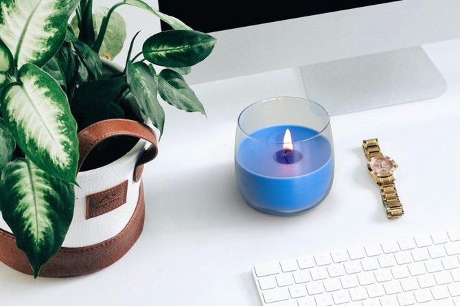 Świeca zapachowa w szkle Pomarańcza sn71-63 Aura