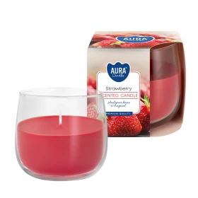 Świeca zapachowa w szkle Truskawka sn71-73 Aura