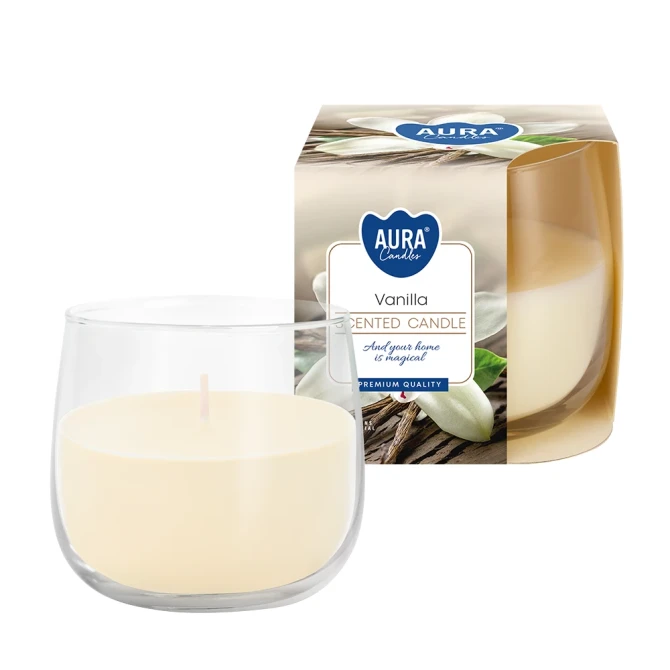 Świeca zapachowa w szkle Wanilia sn71-67 Aura
