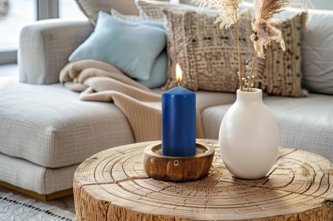 Świece wotywne seledynowe sw40/60-064 Aura