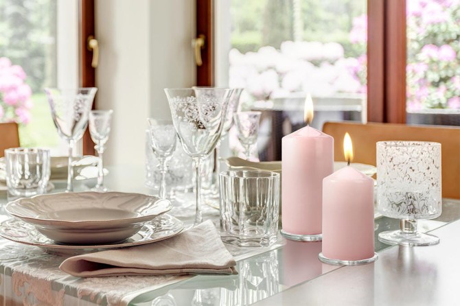 Świece wotywne ecru sw40/60-011 Aura