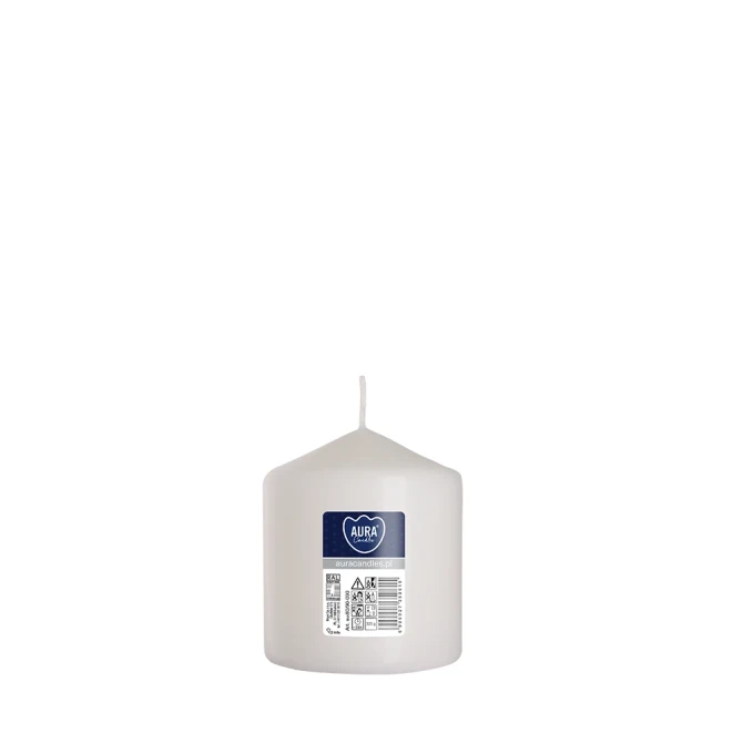 Świeca walec biała sw80/90-090