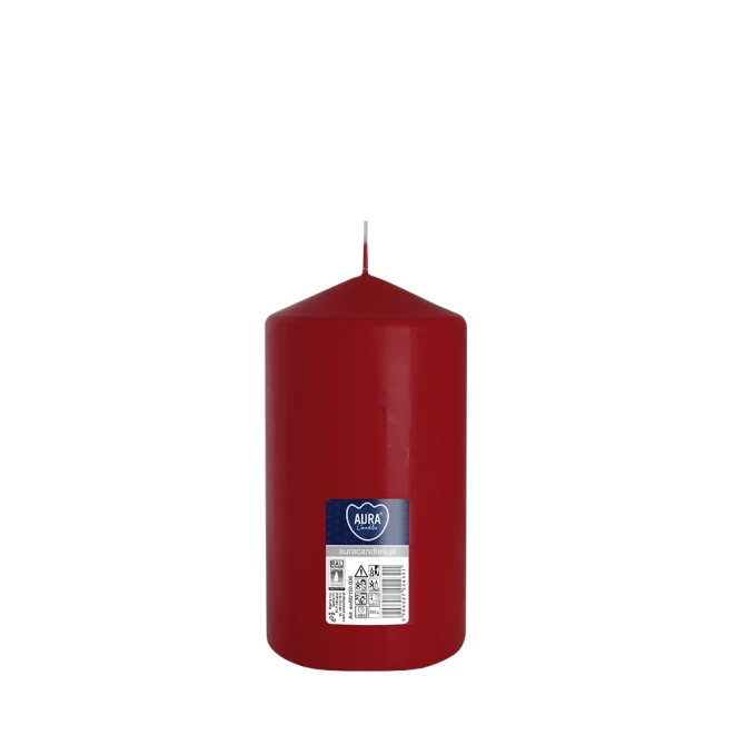Świeca walec burgund sw80/150-036
