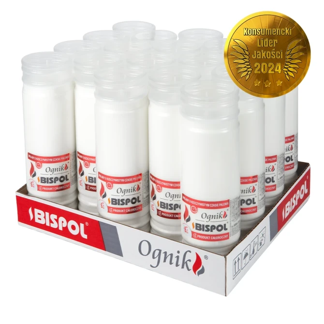 Taca Wkłady do zniczy zalewane 18 szt. Ognik WP6N