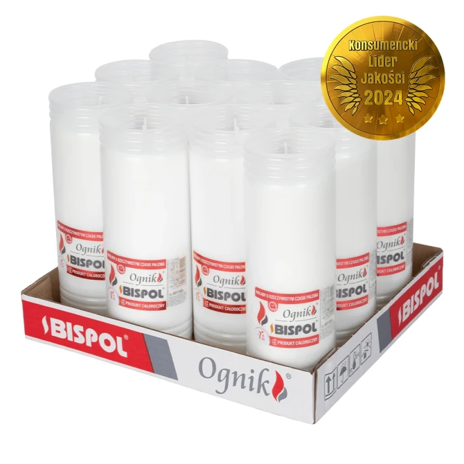 Taca Wkłady do zniczy zalewane 12 szt. Ognik WP7