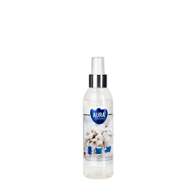Mgiełka zapachowa do tekstyliów Jaśmin - Bambus AFS-001-506 Aura Home Care w butelce z atomizerem.