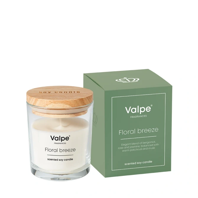 Sojowa świeca zapachowa VC-006-461 Kwiatowa bryza Valpe