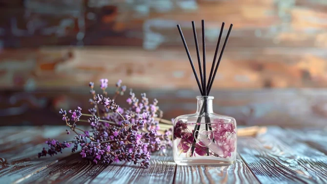 Dyfuzor zapachowy z suszonymi kwiatami Aksamitne kwiaty ARD-001-500 Aura Home Care