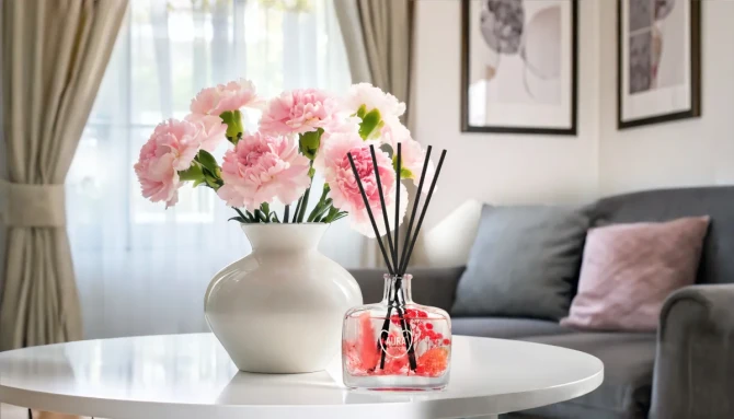 Dyfuzor zapachowy z suszonymi kwiatami Aksamitne kwiaty ARD-001-500 Aura Home Care