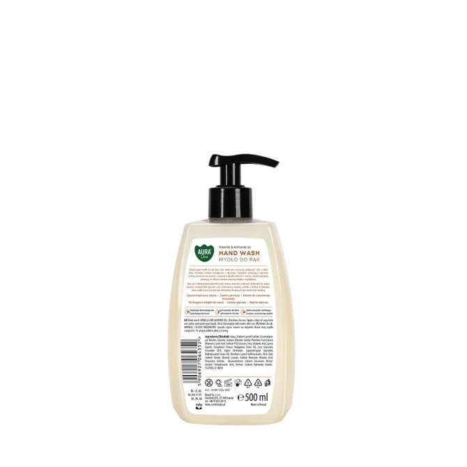 Mydło do rąk 500 ml Wanilia i Olejek migdałowy AHW-004-003 Aura Care