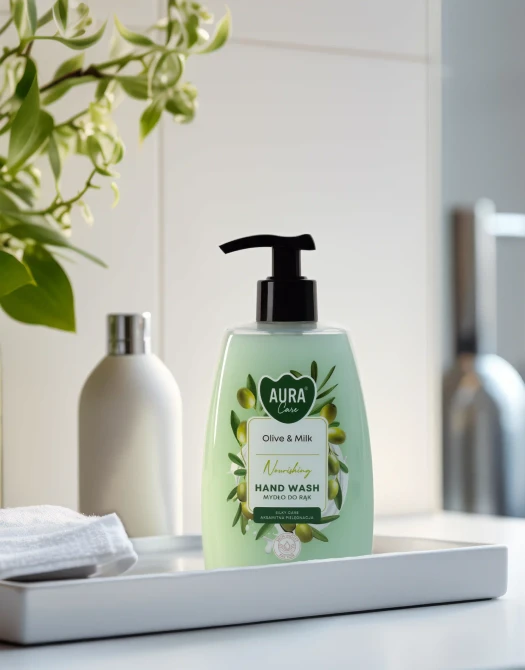 Mydło do rąk 500 ml Oliwka i Mleko AHW-004-005 Aura Care
