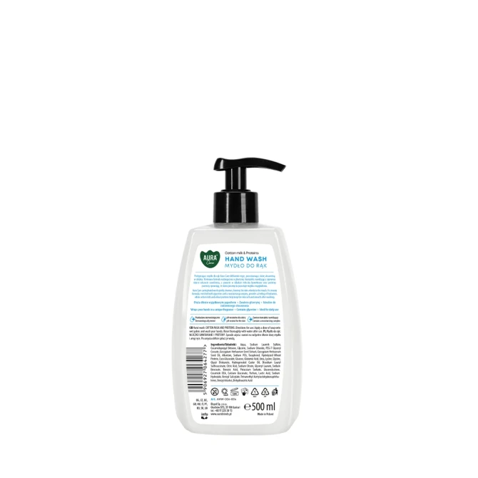 Mydło do rąk 500 ml Mleczko bawełniane i Proteiny AHW-004-004 Aura Care