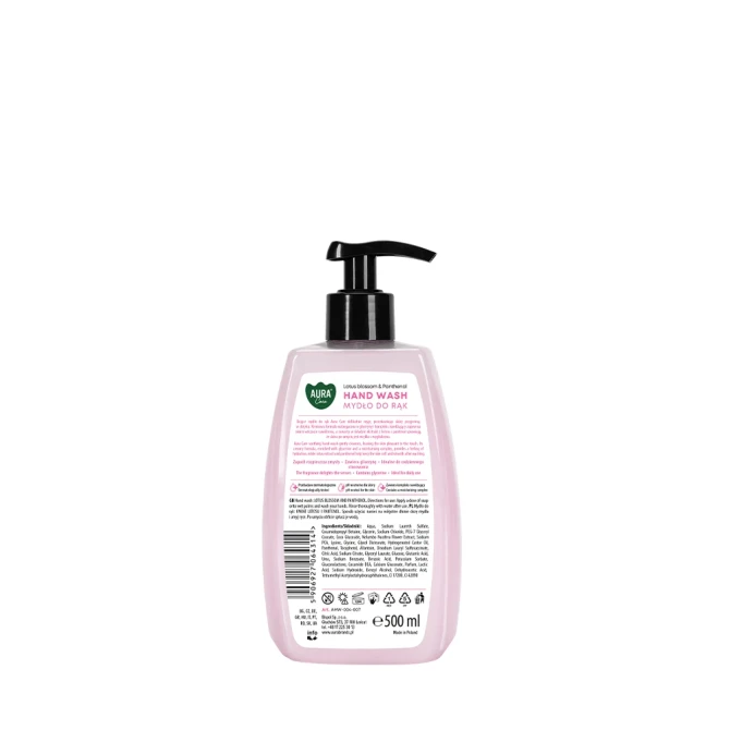 Mydło do rąk 500 ml Kwiat lotosu i Pantenol AHW-004-007 Aura Care