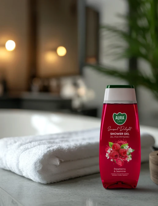 Żel pod prysznic 350 ml Brzoskwinia i Biała herbata ASG-006-012 Aura Care