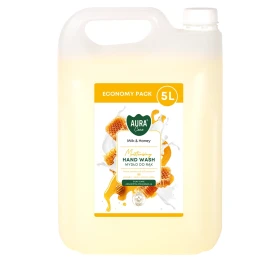 Mydło do rąk uzupełniające 5 L Mleko i Miód AHW-005-006 Aura Care