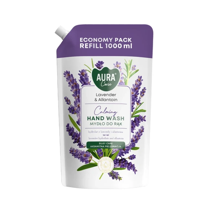 Mydło do rąk uzupełniające 1000 ml Lawenda i Alantoina AHW-002-002 Aura Care