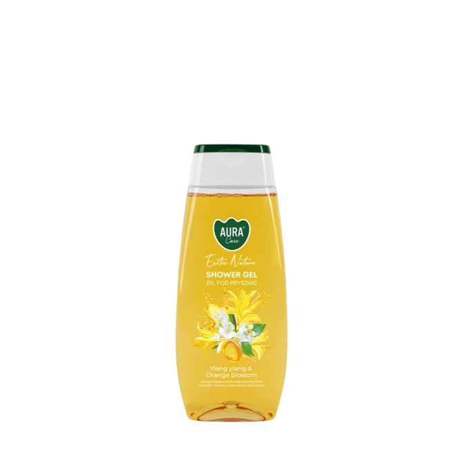 Żel pod prysznic 350 ml Ylang Ylang i Kwiat pomarańczy ASG-006-010 Aura Care
