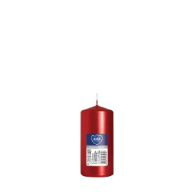Świeca walec czerwony metalik SW50/100-230