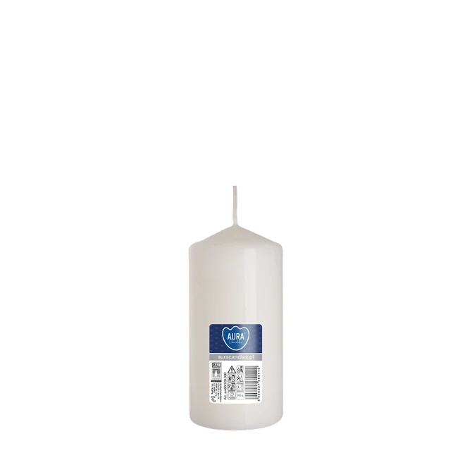 Świeca walec biały sw60/120-090