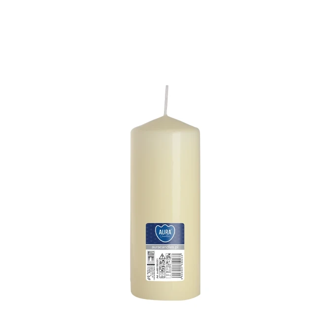 Świeca walec ecru SW60/150-011