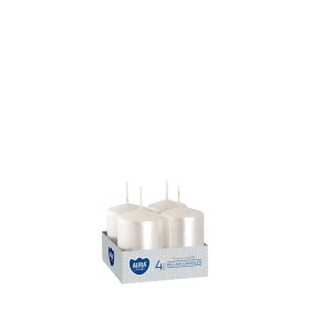 Świece wotywne perłowa biel sw40/60-190 Aura packshot na białym tle