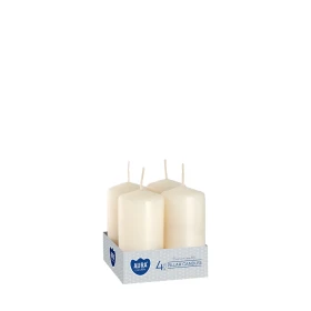 Świece wotywne ecru sw40/80-011 Aura packshot na białym tle