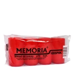 Wkłady do zniczy parafinowe 4 szt. Memoria czerwone p70c a'4