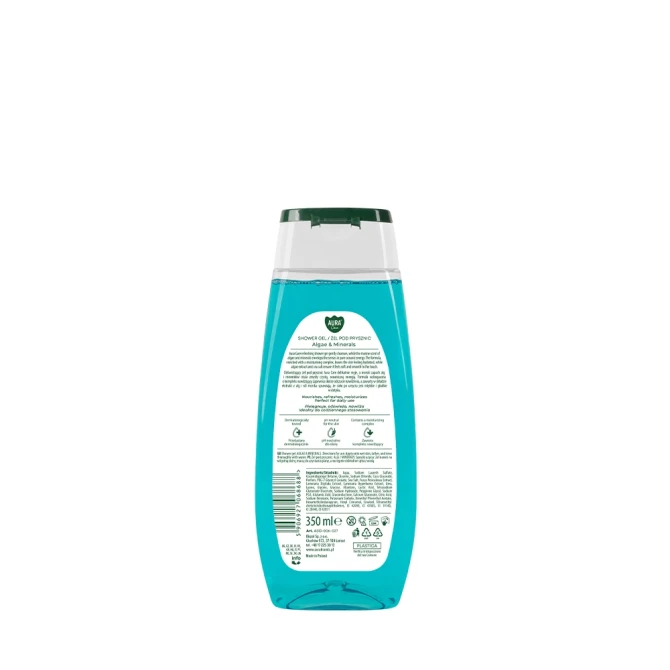 Żel pod prysznic przedstawiający etykietę 350 ml Algi i Minerały ASG-006-027 Aura Care