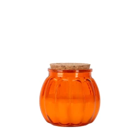 Świeca zapachowa Autumn Time Aura AC-005-527 w pomarańczowym szkle