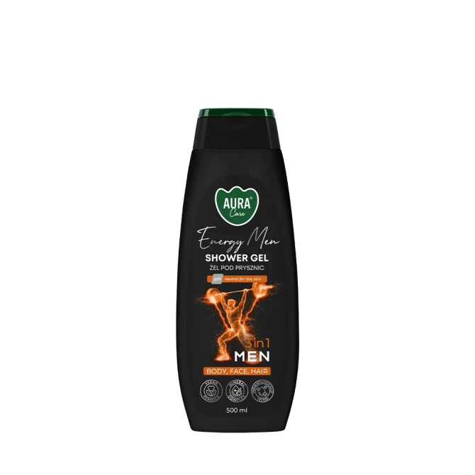 Kremowy żel pod prysznic MEN 3w1 500 ml Aura Care ASG-010-030